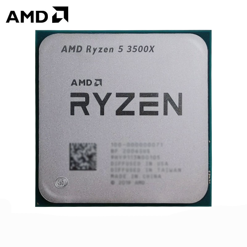 Amd-processador ryzen 5 3500x r5, 3500x, 3.6 ghz, seis núcleos, cpu de...