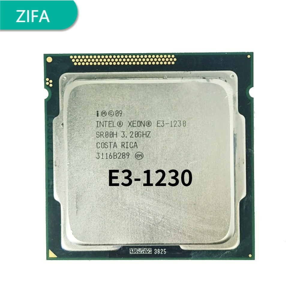 Intel xeon E3-1230 e3 1230 3.2 ghz quad-core processador cpu 8m 80w...