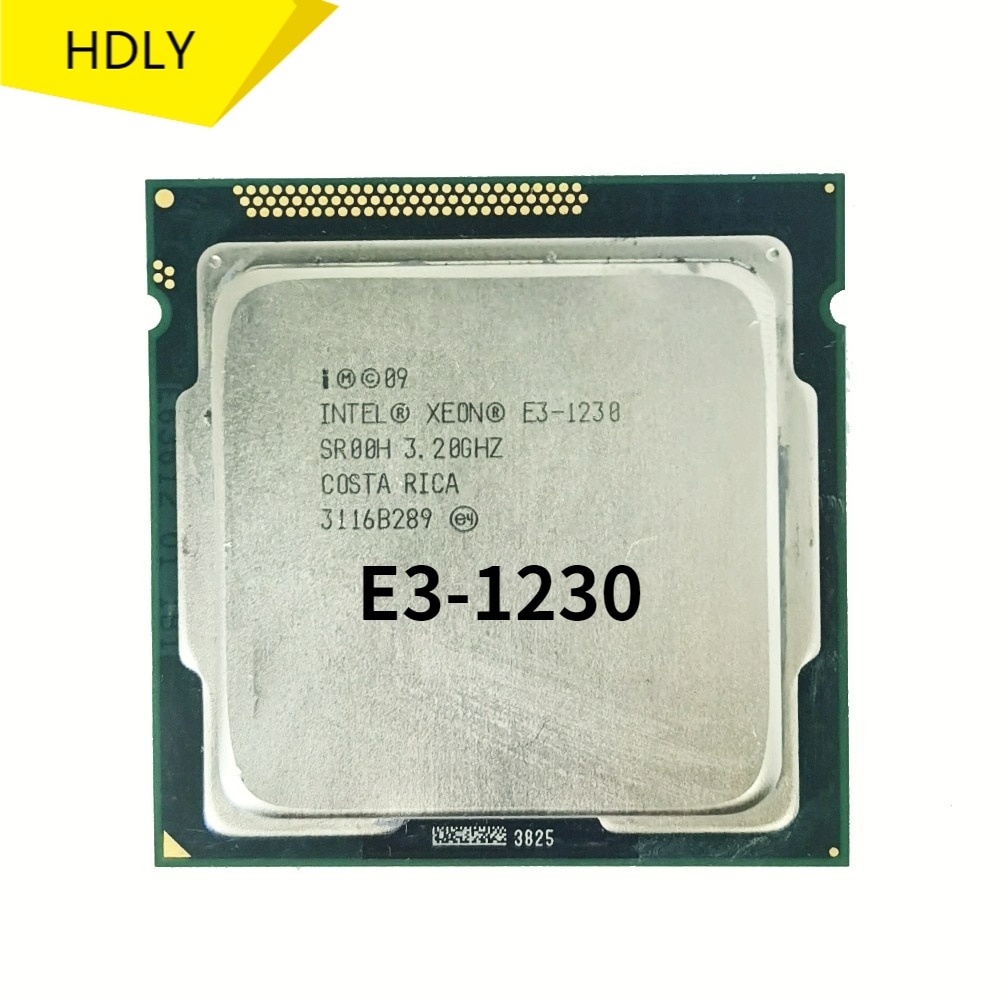 Intel xeon E3-1230 e3 1230 3.2 ghz quad-core processador cpu 8m 80w...