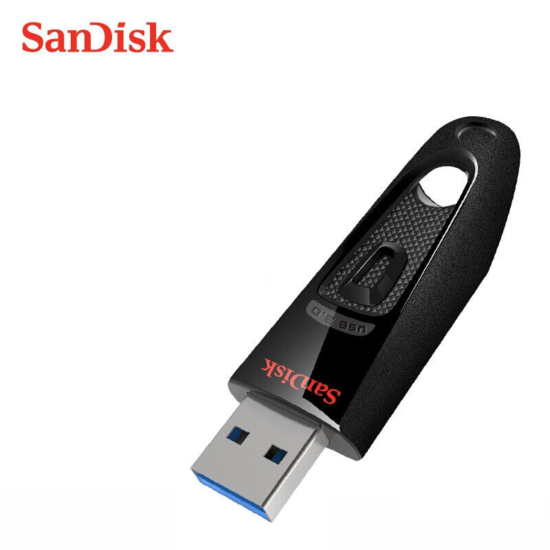 Sandisk-mini pen drive, usb 3.0, 128gb, 100% original, para entrada usb
