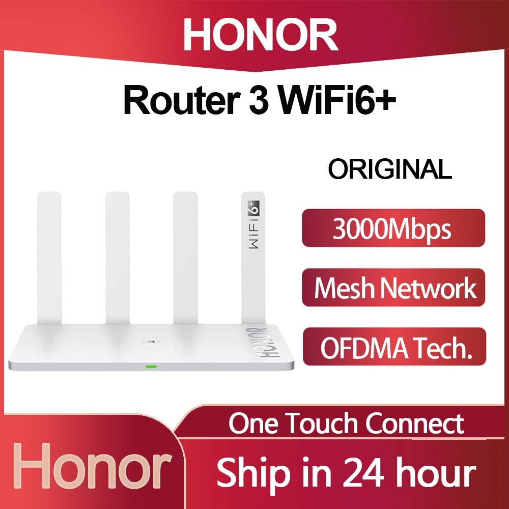 Honor-roteador 3 wi-fi, 6 + 3000mbps, sem fio, 2.4 ghz/5 ghz, dual-core...
