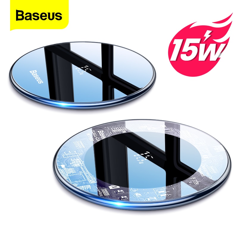 Baseus 15w qi carregador sem fio para iphone 13 12 pro max...