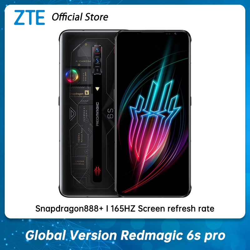 Global Versão ZTE Nubia RedMagic 6s Pro 5G Gaming Telemóvel 6.8 ''165Hz...