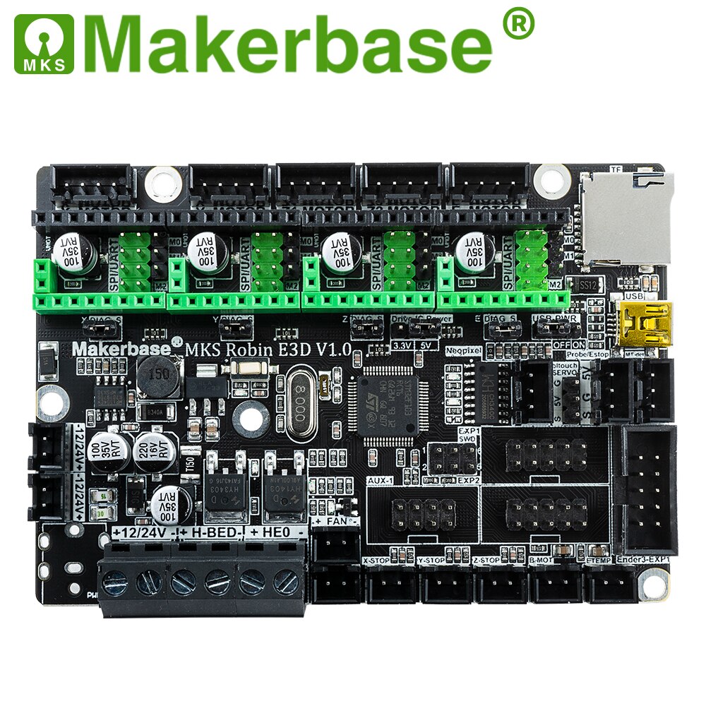 Makerbase-placa mãe para impressora 3d mks robin e3/e3d, placa de atualização