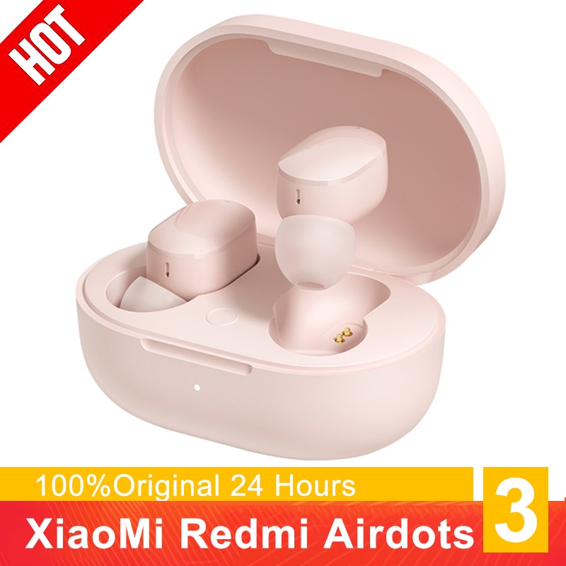 Original xiaomi redmi airdots 3 portátil bluetooth 5.2 fone de ouvido sem...