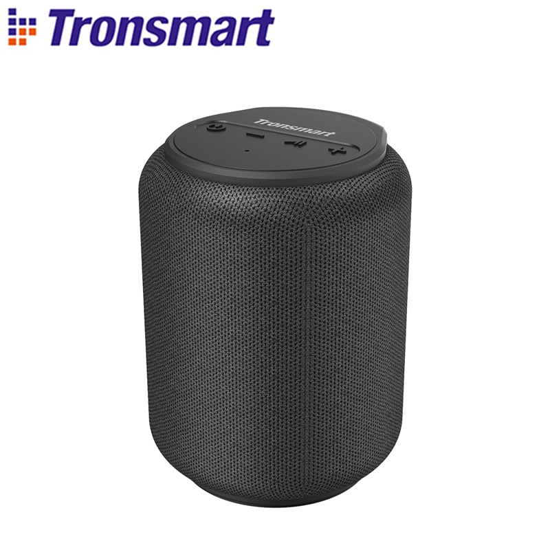 Tronsmart-mini alto-falante t6, bluetooth 5.0, surround 360 graus, grave profundo, ipx6, à...
