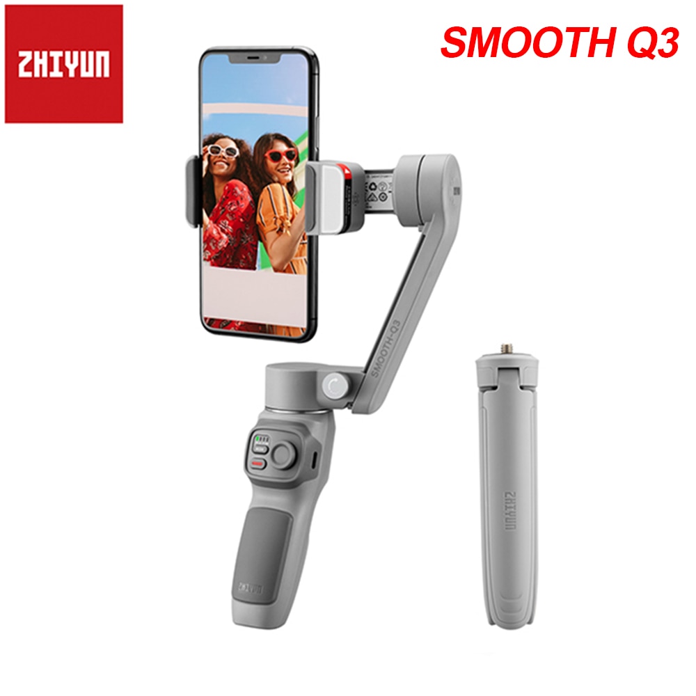 Zhiyun suave q3 3 eixos handheld smartphone cardan estabilizador para iphone 13...