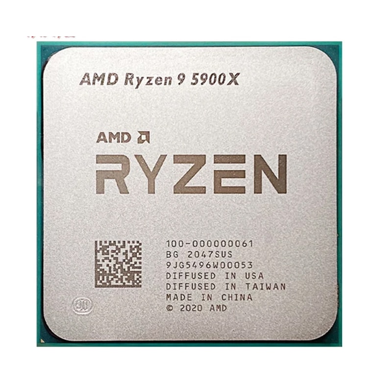 Amd ryzen 9 5900x 3.7 6mb 64mb ghz doze-núcleo processador cpu de...