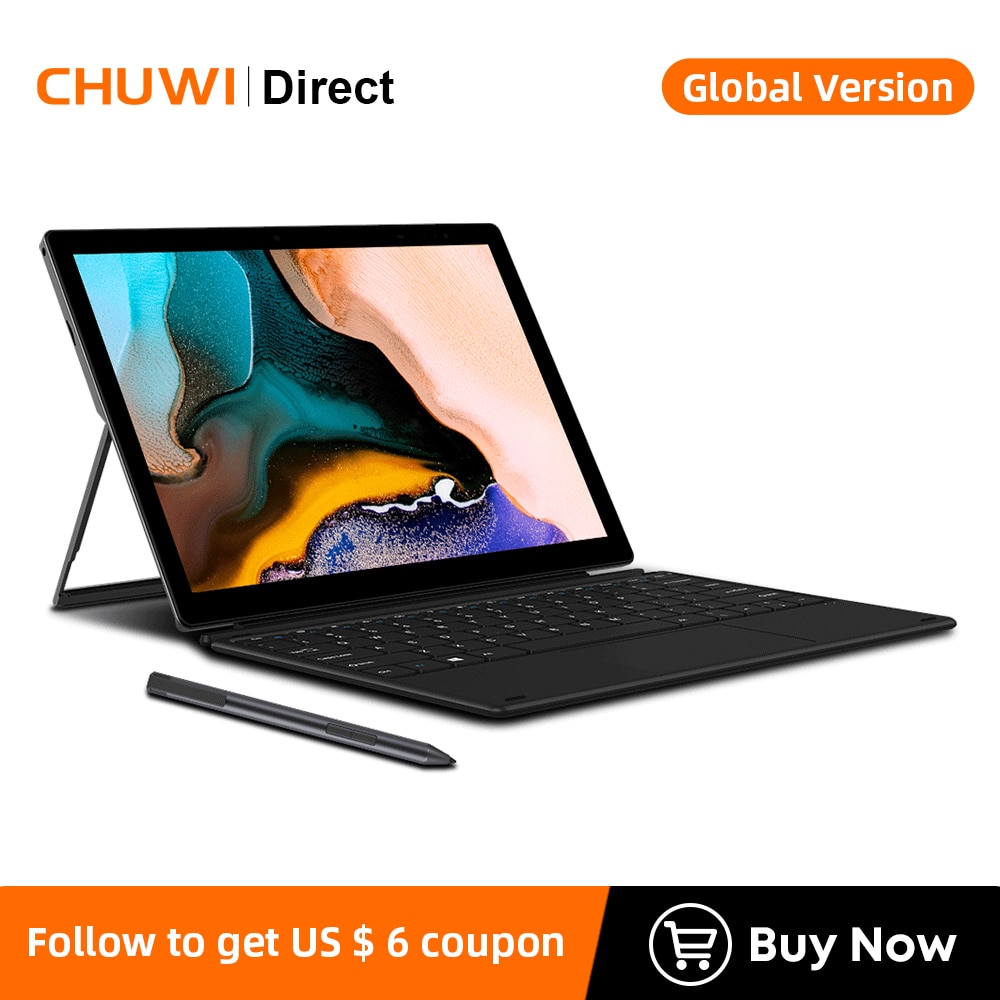 Chuwi ubook x 12 polegadas windows 10 tablet 2160x1440 intel celeron n4100...