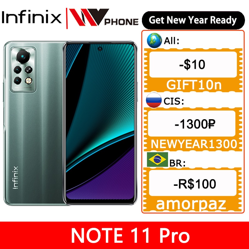 Infinix nota 11 pro 8gb 128gb 6.95 display display display smartphone helio...