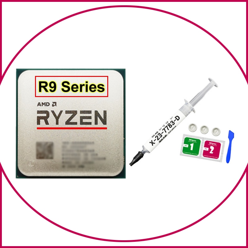 Novo amd ryzen 9 processadores com graxa térmica ryzen 9 5900x pasta...