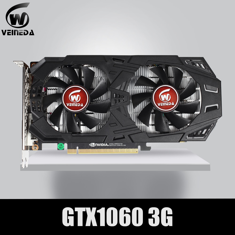 Placa Gráfica GTX 1060 GB GB 192Bit 6 3 VEINEDA GDDR5 PCI-E3.0...