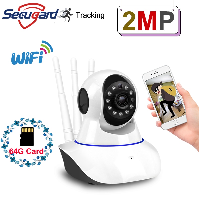 Ptz wi fi câmera cctv vigilância de vídeo segurança em casa inteligente...