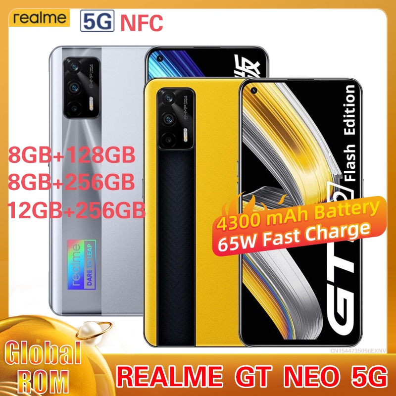 Realme gt neo 5g flash edition 8gb + 128gb/12gb + 256gb global...