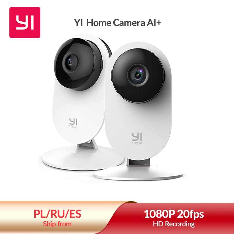 Yi 2/4 pacote de casa inteligente câmera 1080p hd completo indoor monitor...