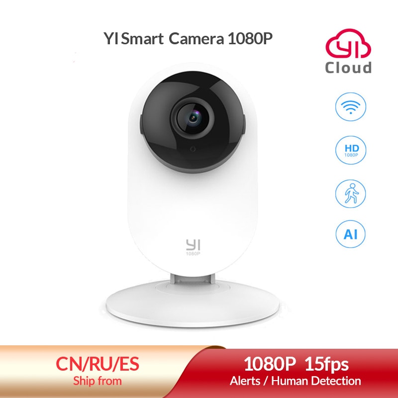 Yi casa 1080p câmera ai + inteligente de detecção humana visão noturna...