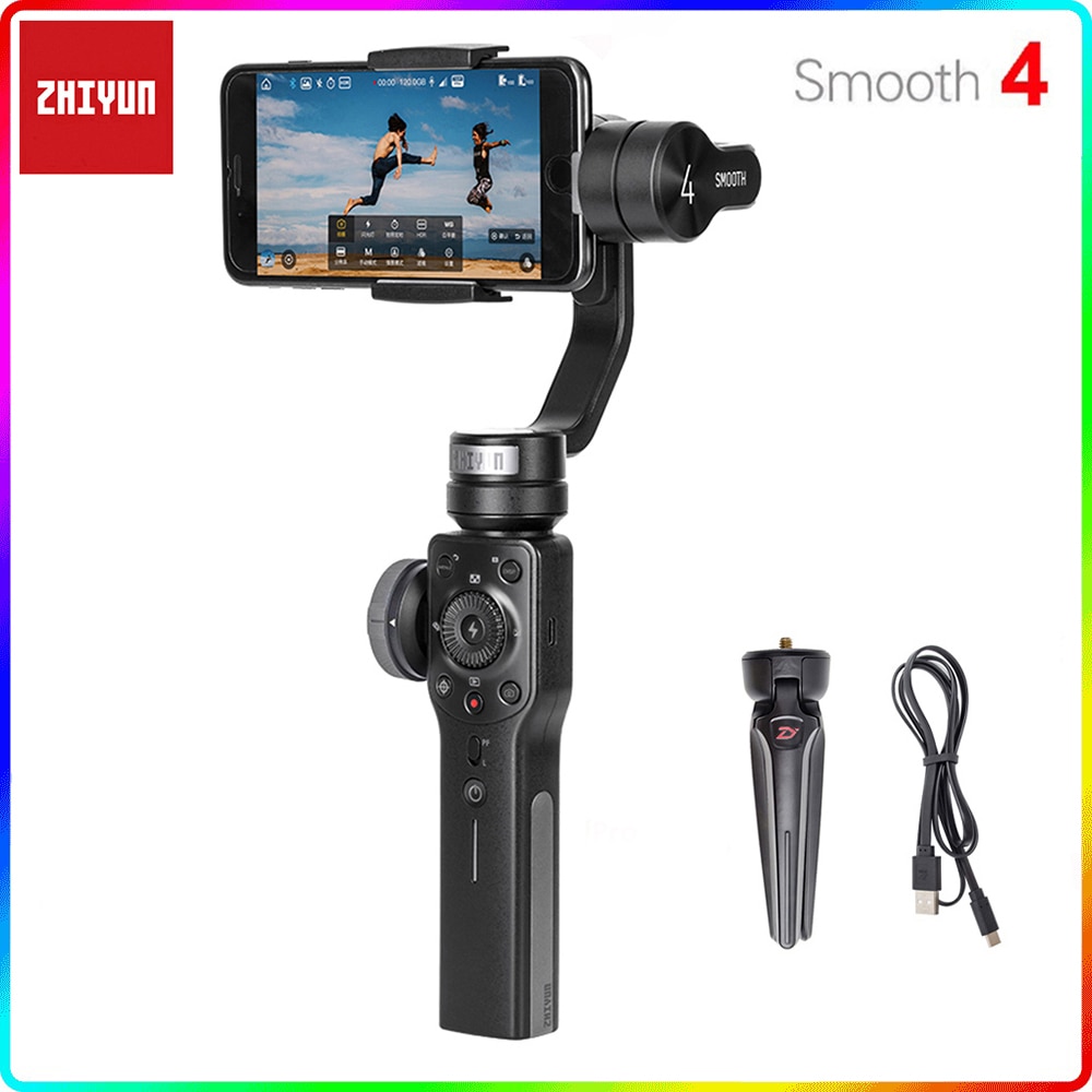 Zhiyun suave 4 q2 q3 3-axis handheld smartphone cardan estabilizador para iphone...