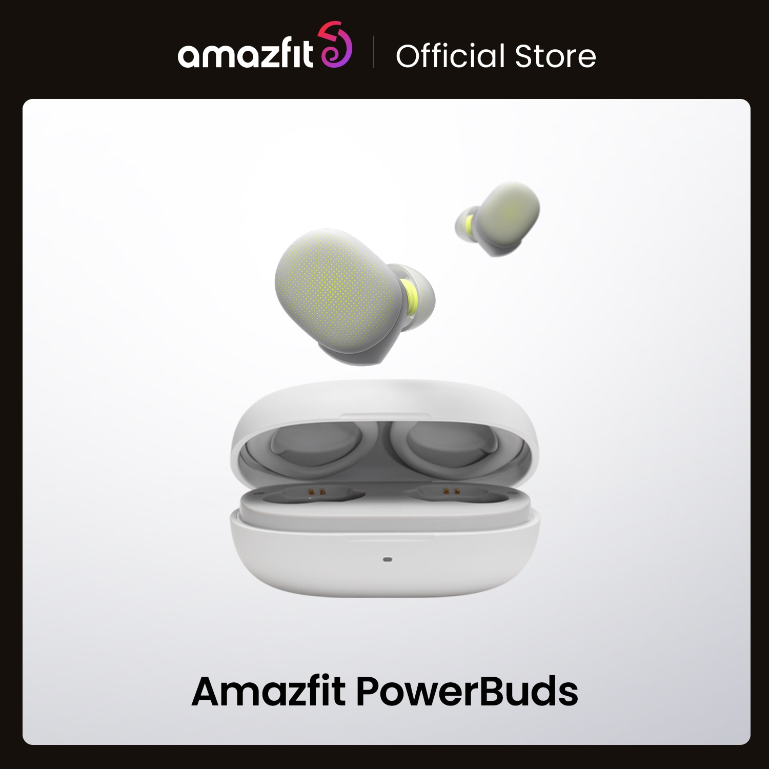 Amazfit-fones de ouvido powerbuds tws., headset intra-auricular sem fio com monitor de...