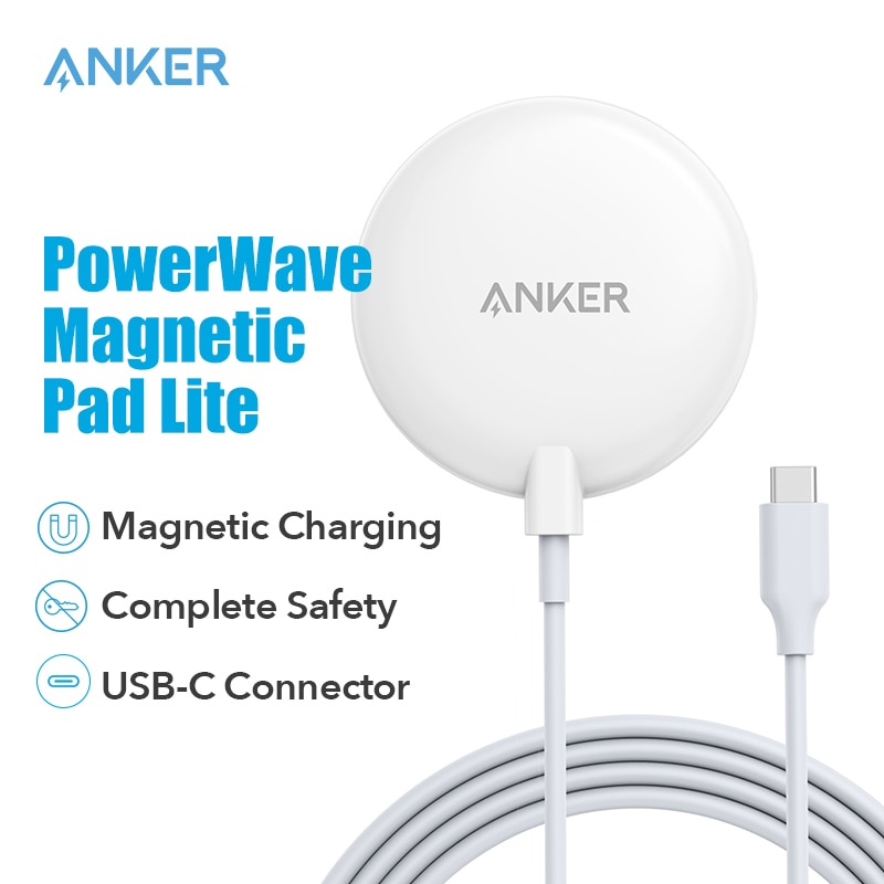 Anker 313 carregadores sem fio magnéticos 5 pés embutido USB-C cabo, powerwave...