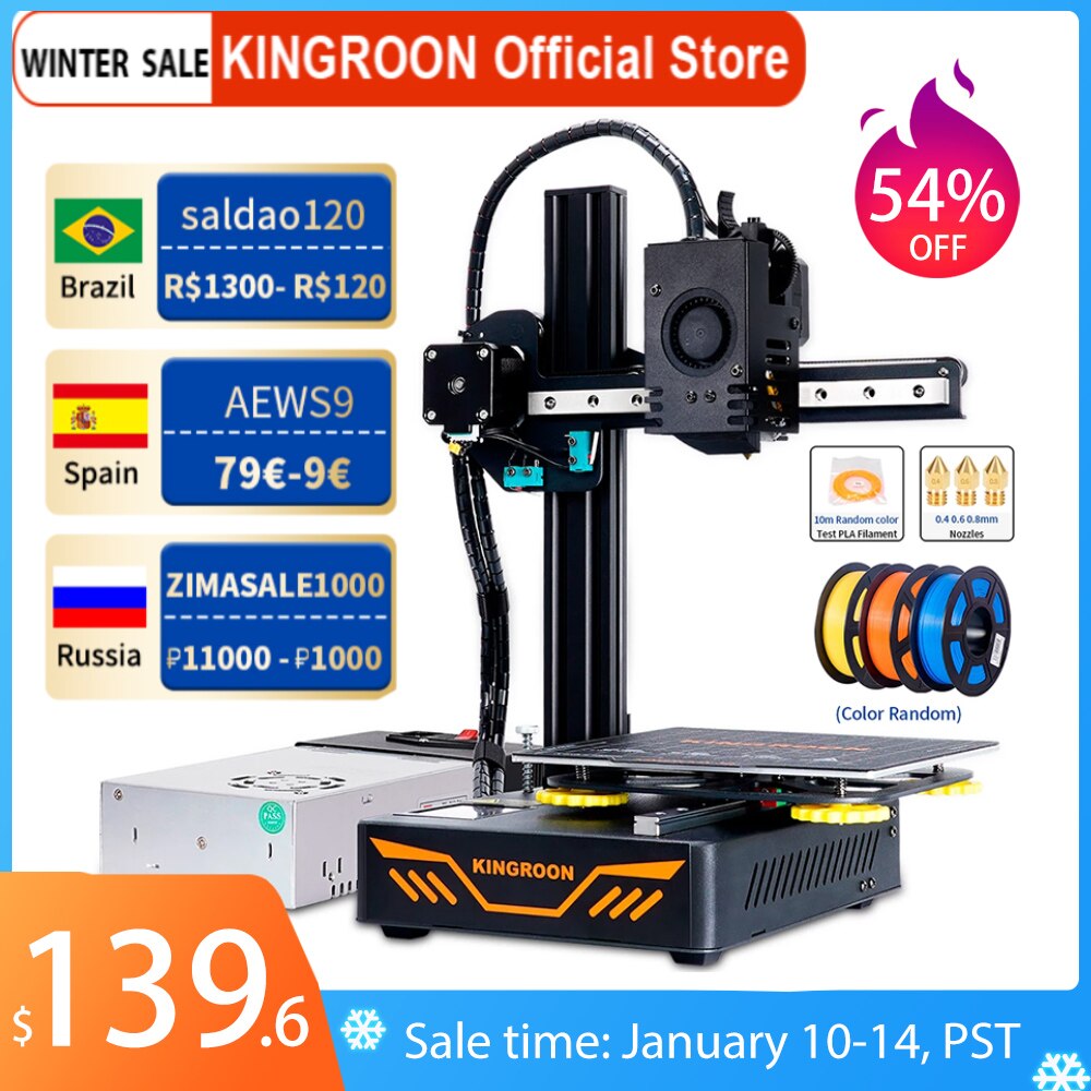 (Armazém Brasil) Kingroon kp3s 3D Printer