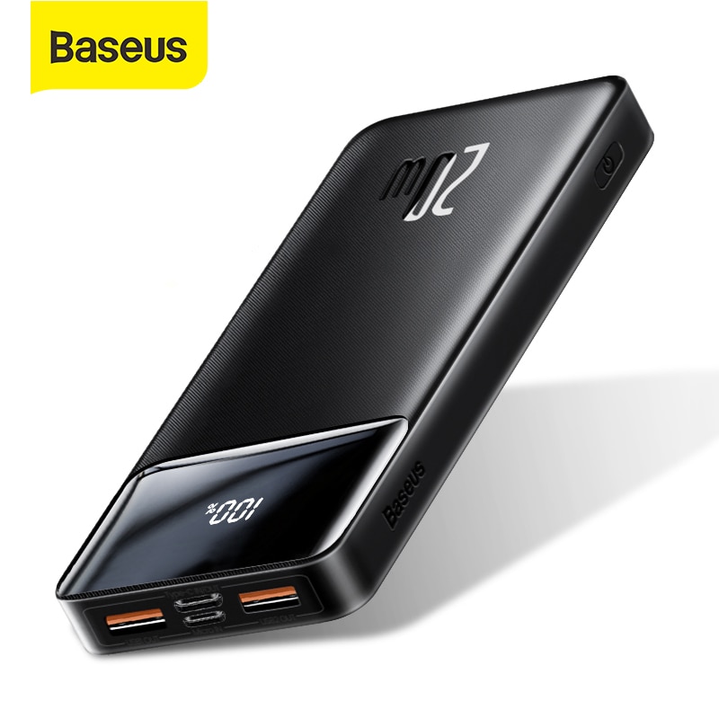 Baseus power bank 20000mah/30000mah/10000mah pd carregamento rápido powerbank carregador de bateria portátil...