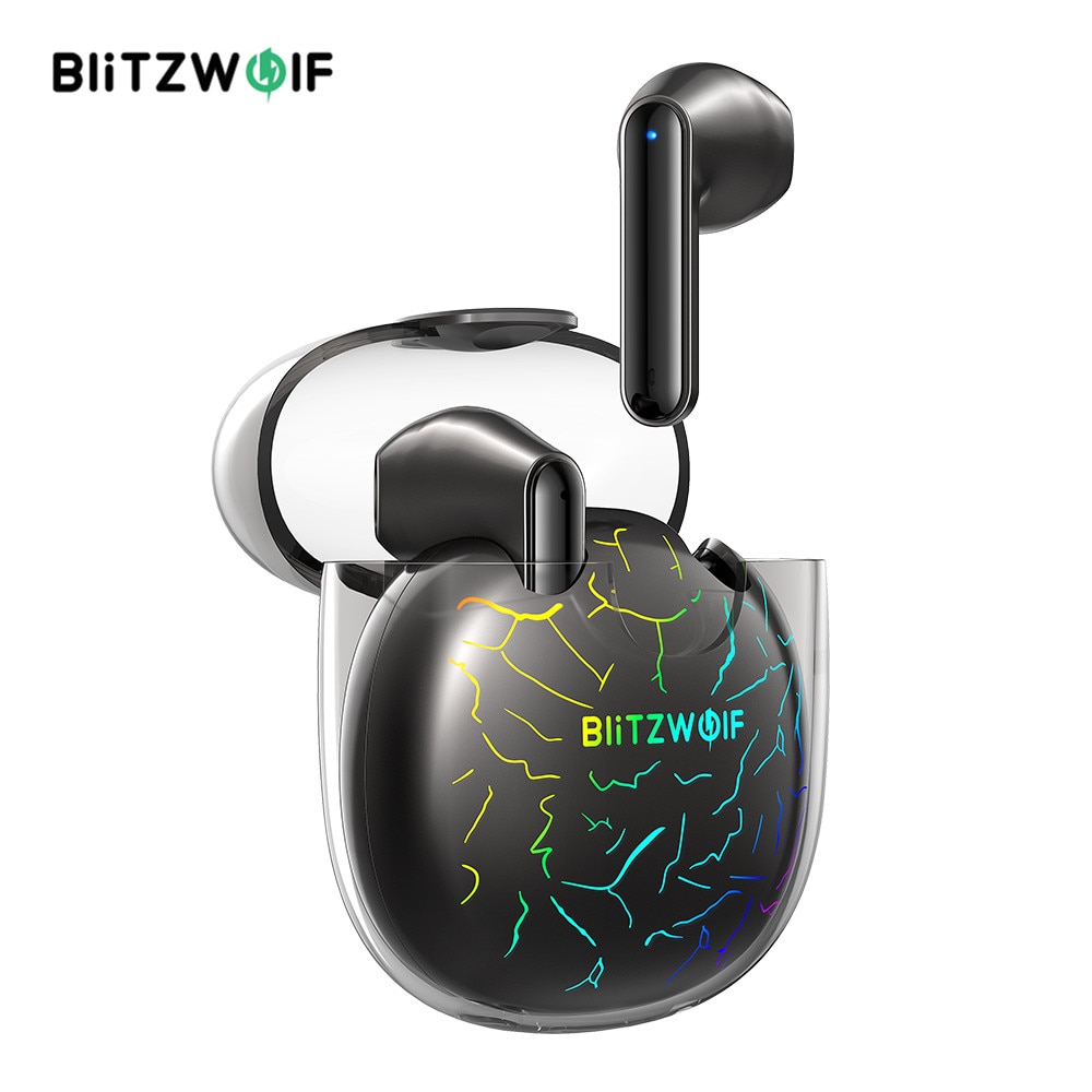 Blitzwolf BW-FLB5 tws bluetooth-compatível v5.0 fone de ouvido jogos fones de ouvido...