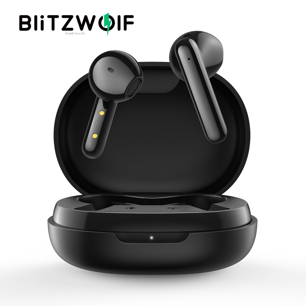 BlitzWolf BW-FYE12 TWS Wireless Earphone Bluetooth-compatible Mini Earbuds HiFi Stereo HD Chama...
