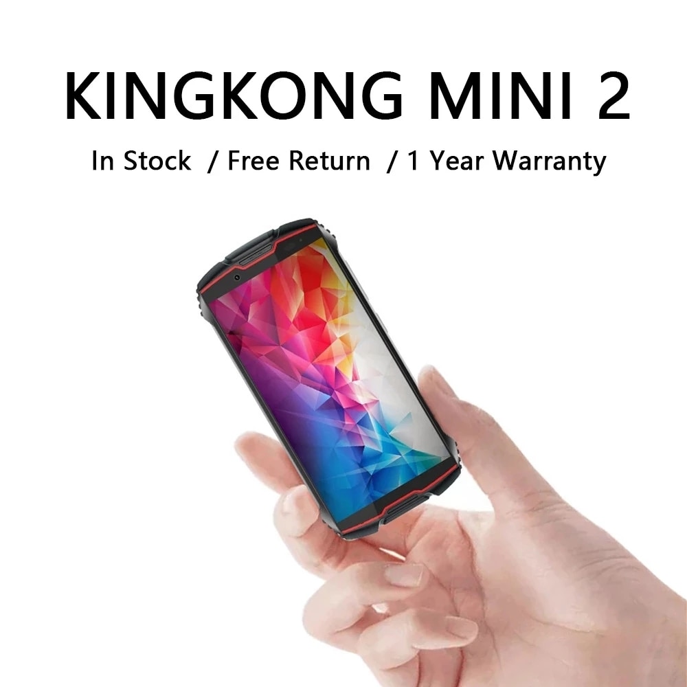 Cubot kingkong mini2 telefone impermeável áspero android 10 3gb + 32gb 13mp...
