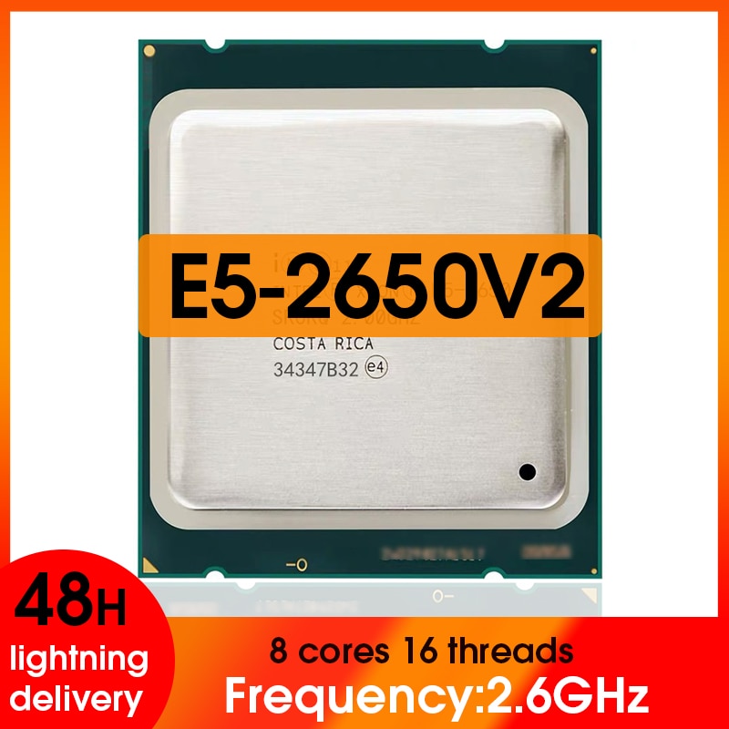 E5 2650 V2 8 LGA 2011 CPU Processador 2.6Ghz core e tópicos...