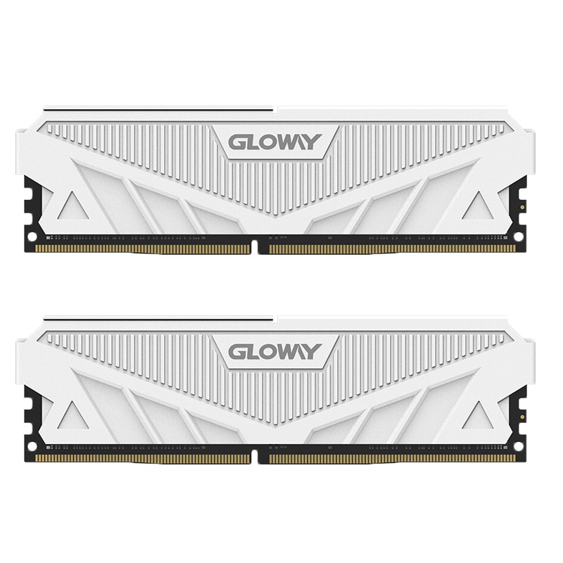 Gloway memória ram ddr4 3200mhz dimm (16gbx2) (8gbx2) kit desktop dissipador de...