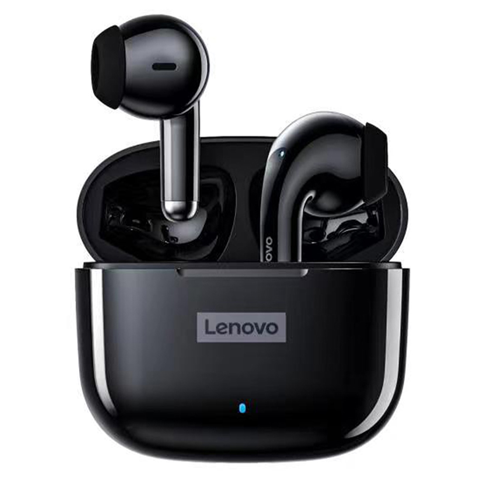 Lenovo lp40 tws semi-in-ear fones de ouvido bluetooth compatível enc redução de...