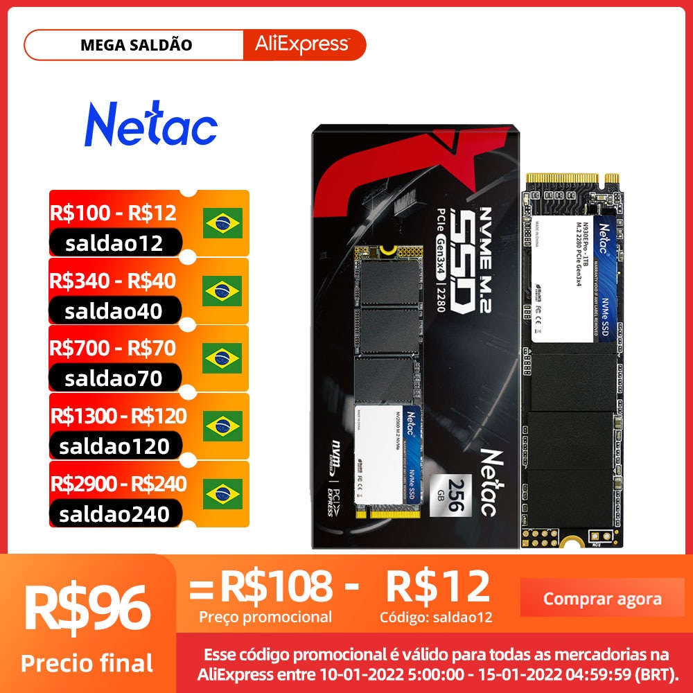Netac SSD M2 NVME 512GB