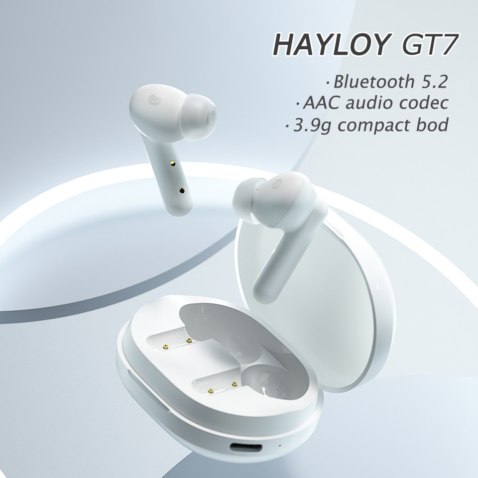 Nova haylou gt7 verdadeiro bluetooth fones de ouvido sem fio 5.2 no...