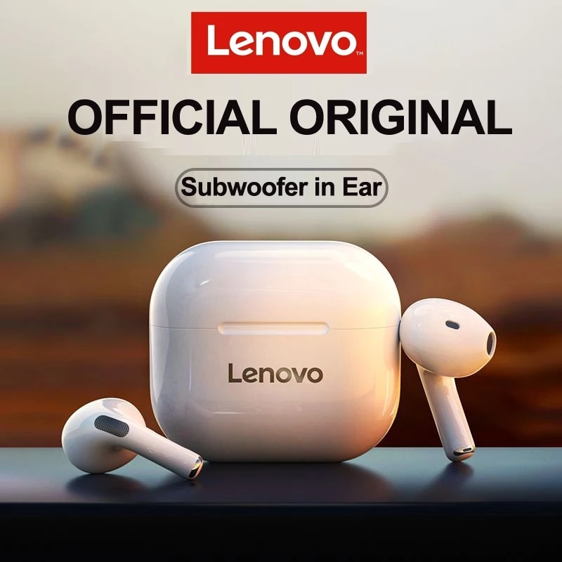 Novo original lenovo lp40 tws fone de ouvido sem fio bluetooth 5.0...