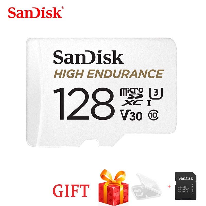 Sandisk100 % de alta resistência de monitoramento de vídeo 32gb 64gb 128gb...