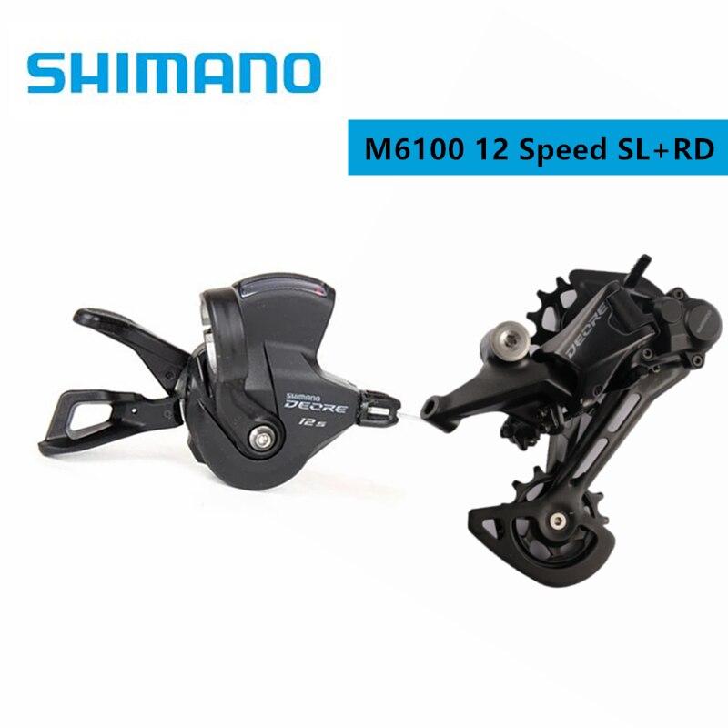 Shimano deore m6100/slx m7100 sl + rd shifter desviador traseiro m6100 12...