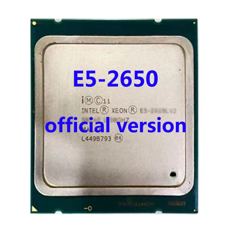 Verificador oficial E5-2650 cpu intel xeon rocessor 2.0ghz 8-core 20m tpd 95w...