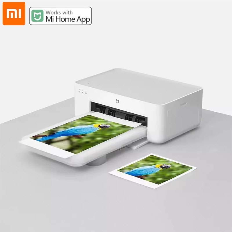 Xiaomi mijia impressora de fotos 1s alta definição cor sublimação 3/6 Polegada...