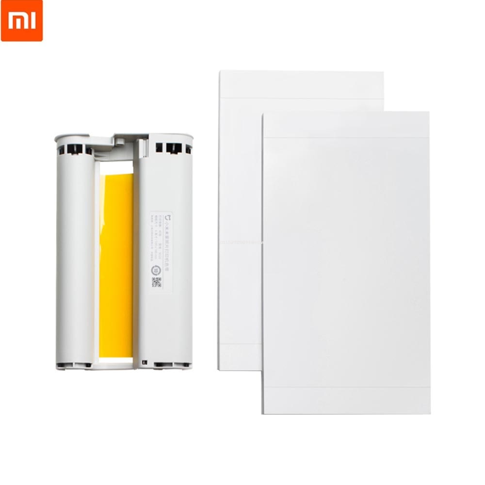 Xiaomi mijia papel de foto 6 polegadas, impressora de fotos, suprimentos de...