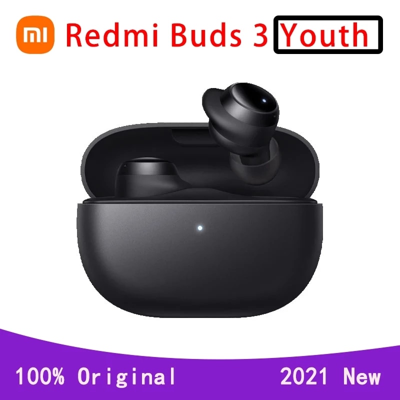 Xiaomi redmi buds 3 juventude edição bluetooth 5.2 fones de ouvido tws...