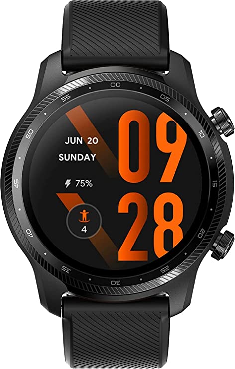 (Compra Internacional)TicWatch Pro 3 Ultra GPS smartwatch relógio inteligente Wear OS Qualcomm SDW4100 Monitor de saúde e de atividades físicas 3-45 Dias Duração da bateria GPS NFC Ritmo Cardíaco Sleep Tracking IP68 À prova d'água