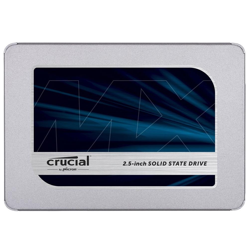 SSD 500 GB Crucial MX500, SATA, Leitura: 560MB/s e Gravação: 510MB/s - CT500MX500SSD1