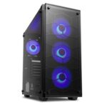 Gabinete Gamer Redragon Wheel Jack, Mid Tower, Lateral e Frontal em Vidro