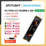 (Armazem Brasil) MOVESPEED SSD NVMe M.2 2280 1TB 7500Mbps