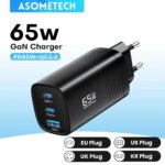 ASOMETECH GaN Carregador 65W