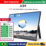 (Armazem Brasil)  Monitor Portátil ARZOPA 17.3 polegadas FHD