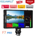 (Armazem Brasil)  FEELWORLD Monitor de Campo para Câmera DSLR  F7 PRO