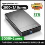 Hyperspin HDD Portátil para PC e Laptop, 3TB