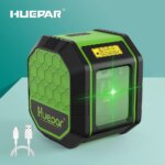 (Armazem Brasil)  Huepar Nível Laser com Bateria Li-ion 2 Linhas 3D