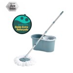 (Armazem Brasil)  Balde Mop Giratório Esfregão 360 Refil 8 Litros